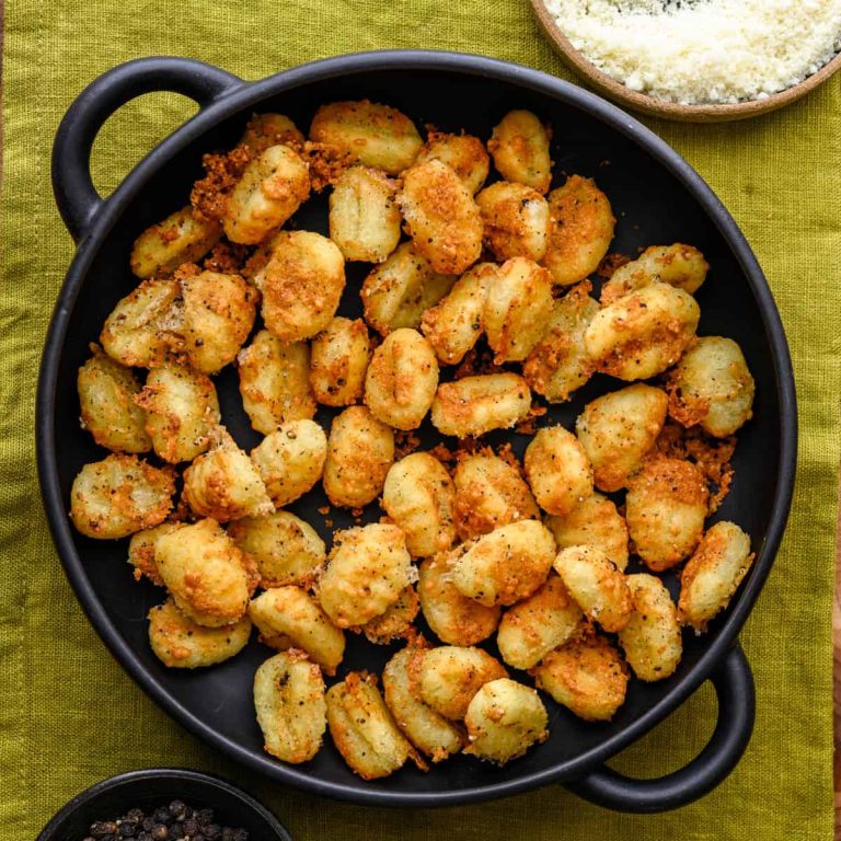 Gnocchi i airfryer med Cacio e Pepe