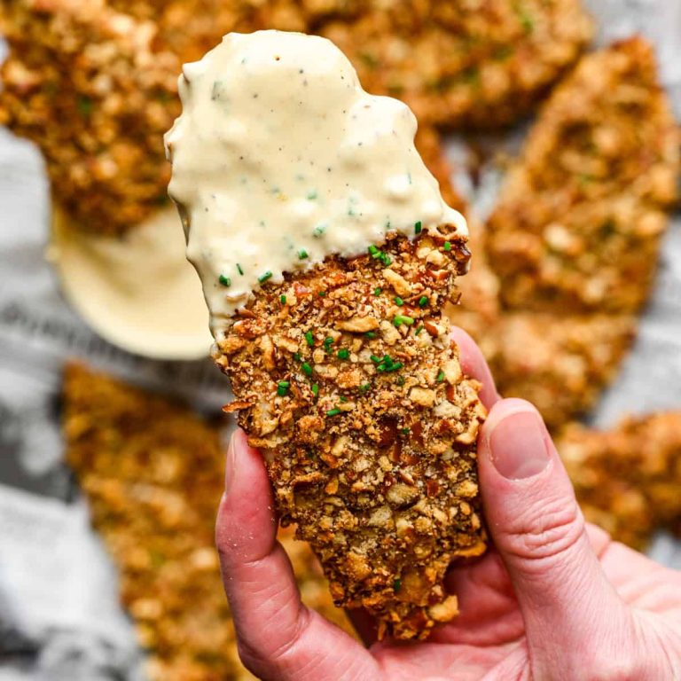 Airfryer Pretzelbelagte Kyllingestrimler