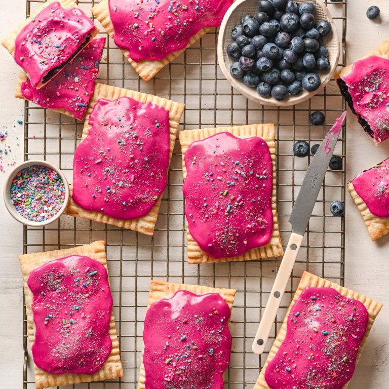 Hjemmelavede blåbær Pop-Tarts