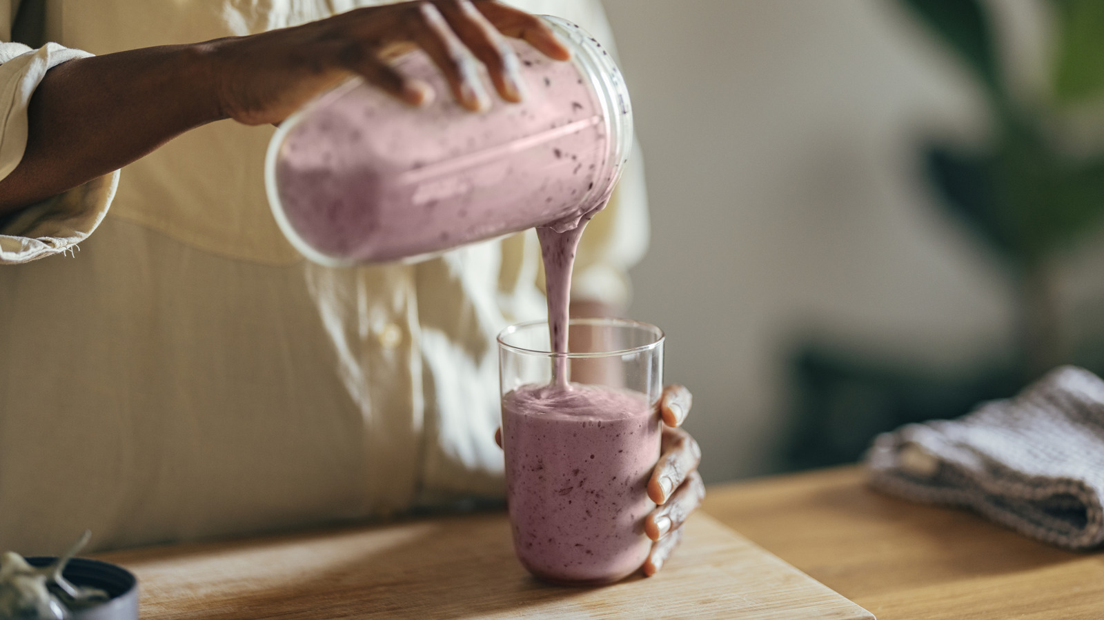 Give Smoothies A Fiber And Protein Boost With This Unexpected Canned Ingredient

