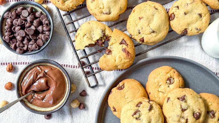 Nutella-Stuffed Chocolate Chip Cookies Recipe


