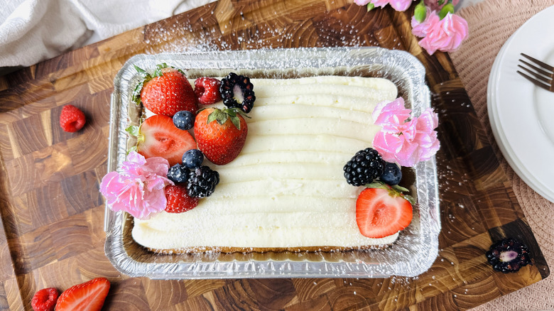 Trader Joe's copycat vanilla mini sheet cake