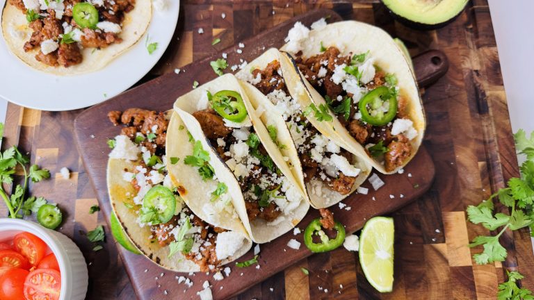 Chorizo Street Tacos Recipe

