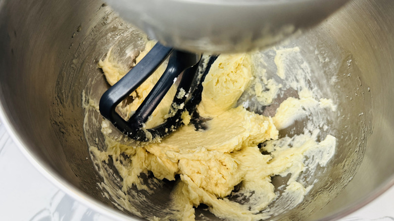 Honey butter mixing in bowl