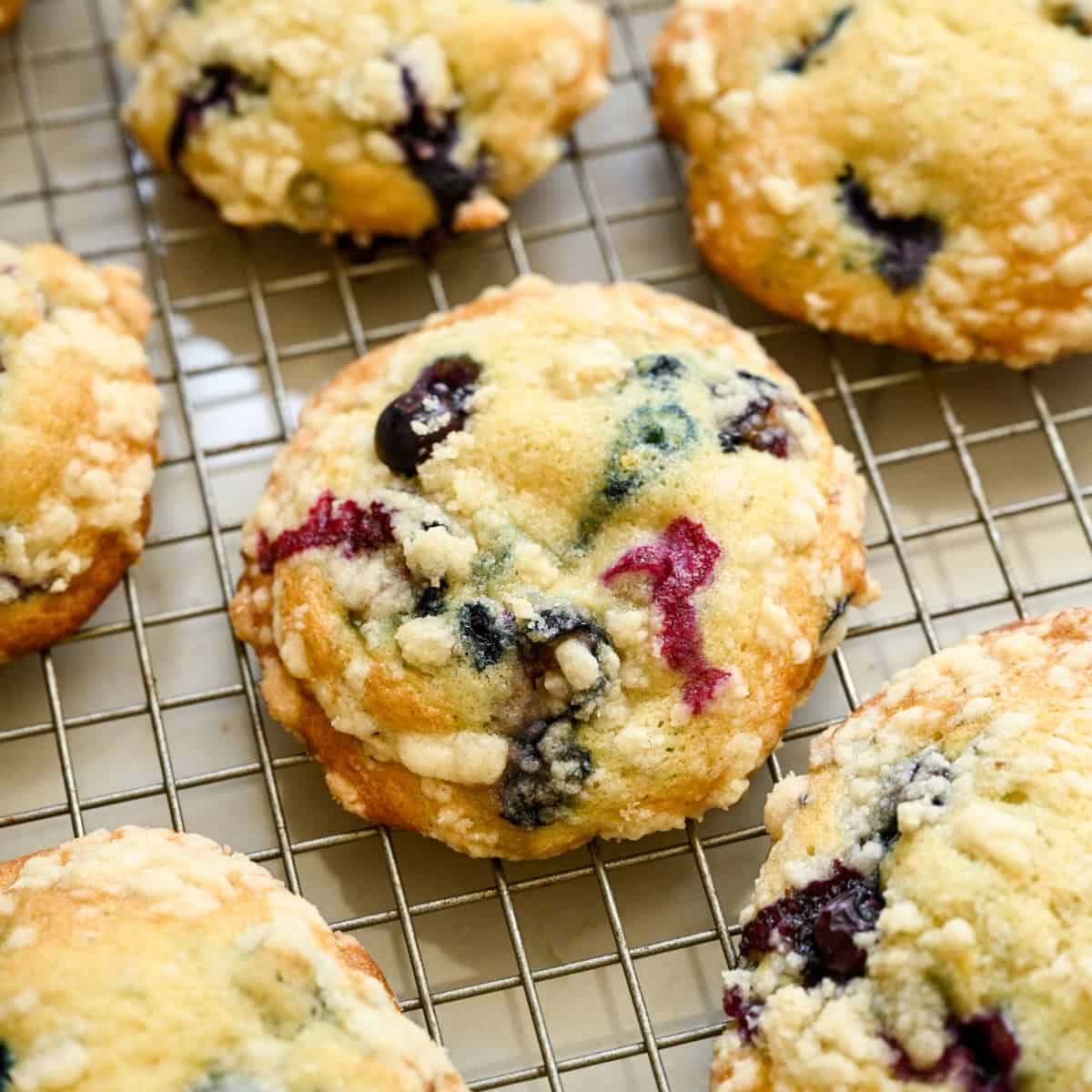 Blåbærmuffins Toppe