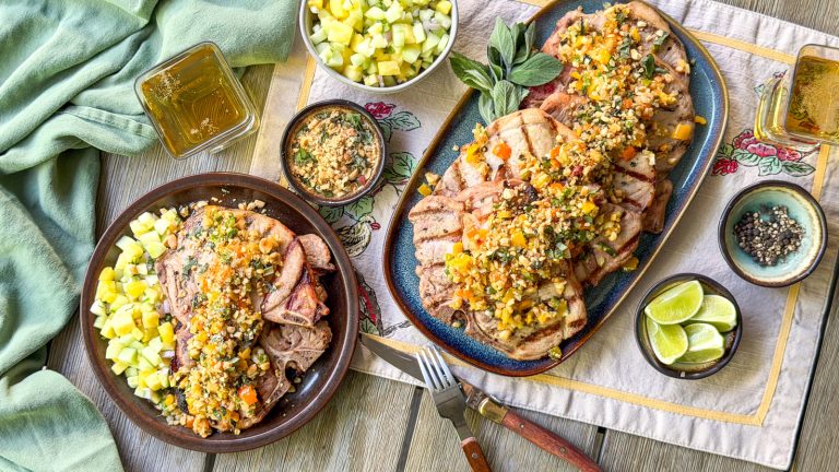 Sambal Matah-Ish Grilled Pork Chops Recipe

