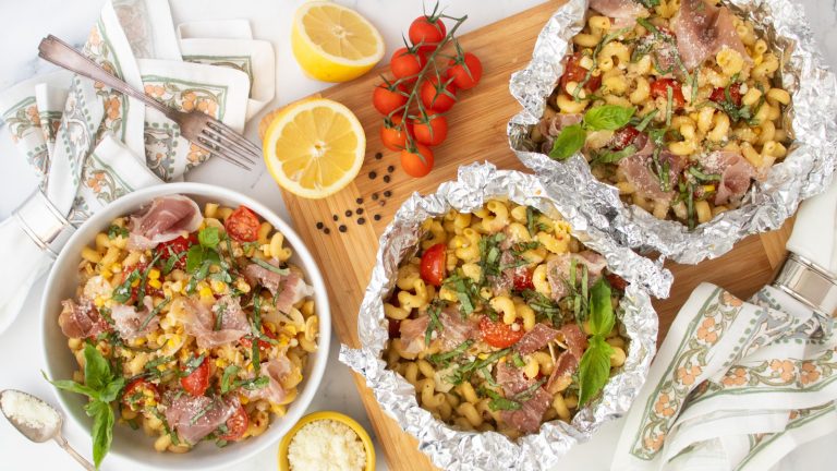 Foil Packet Summer Pasta Recipe

