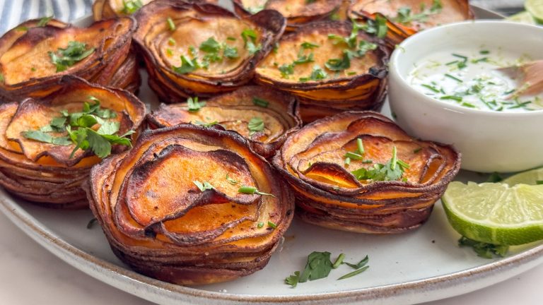 Smoky Crispy Potato Stacks Recipe

