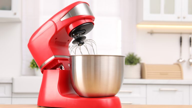 Keep Your Mixer Off The Counter With A Hidden Storage Solution

