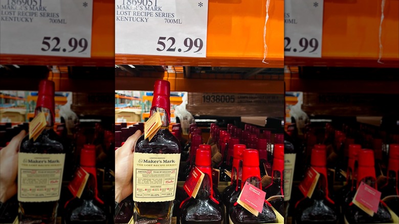 Maker's Mark Lost Recipe Series on Costco shelves