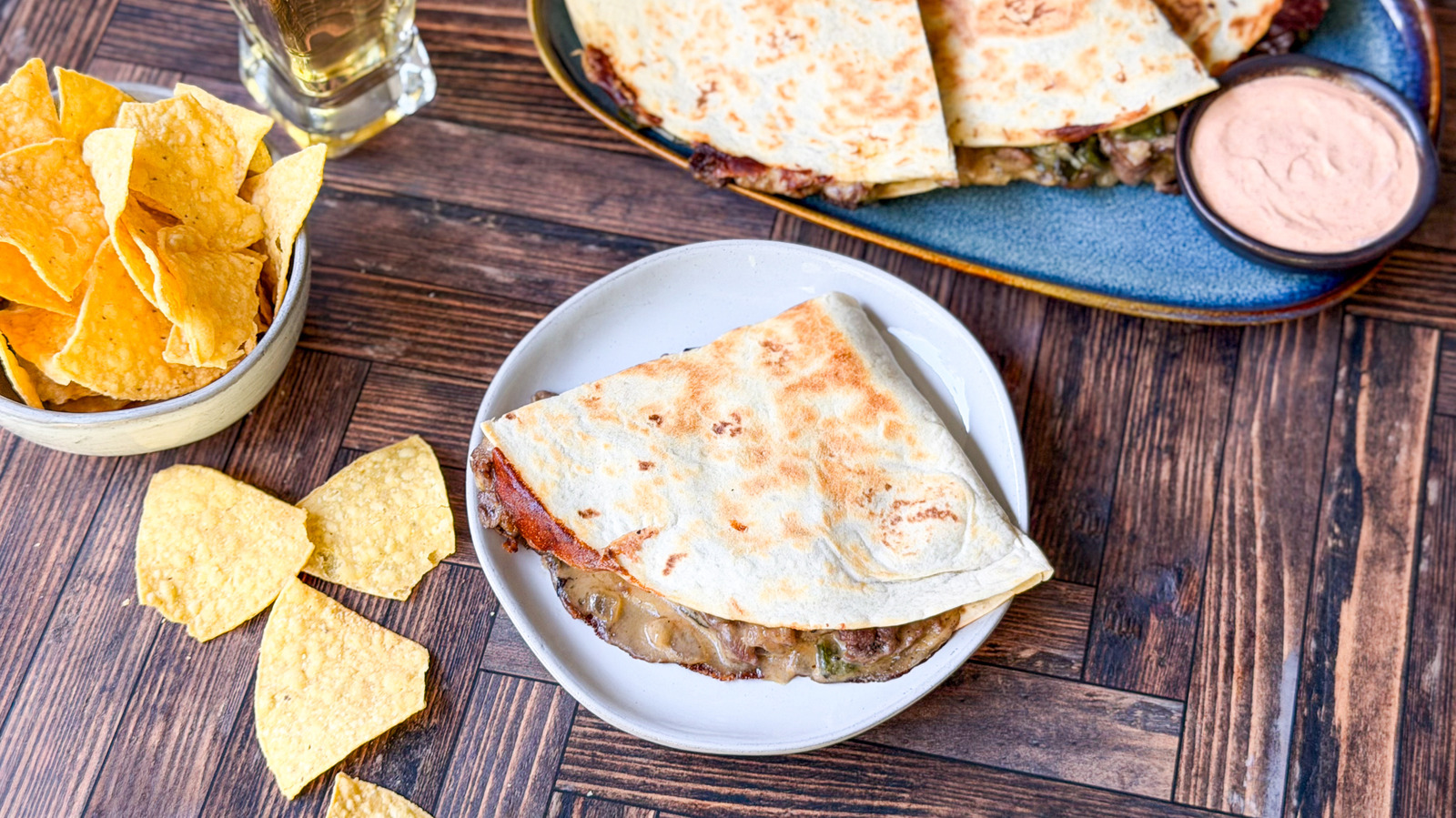Gooey Cheesesteak Quesadilla Recipe

