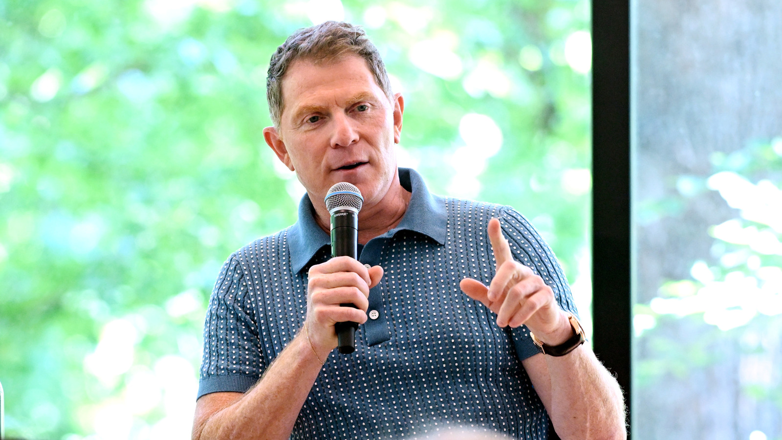 Bobby Flay's Secret To Unforgettable Steaks Starts By Using The Right Pan

