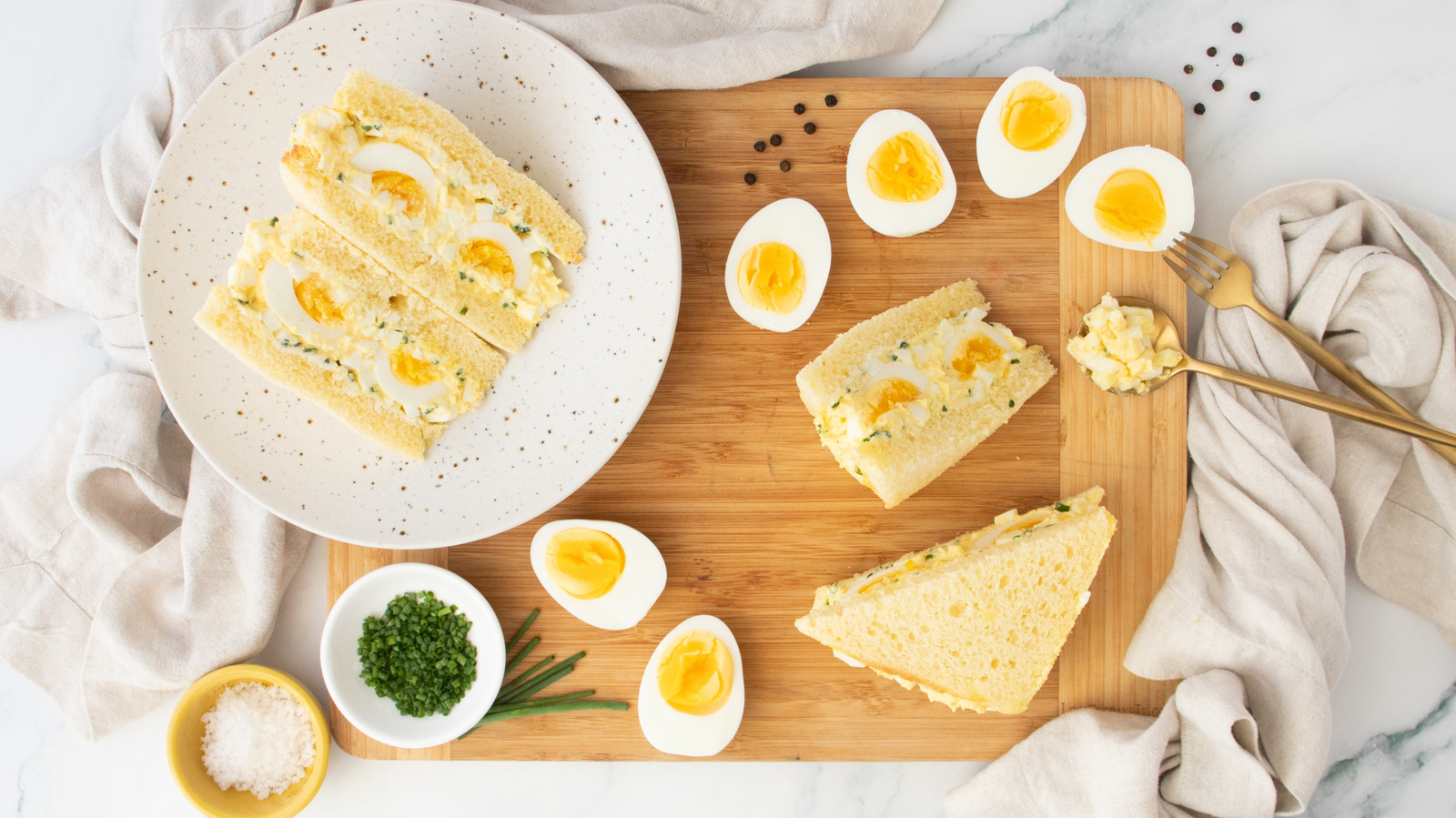 Japanese-Style Egg Salad Sandwich Recipe

