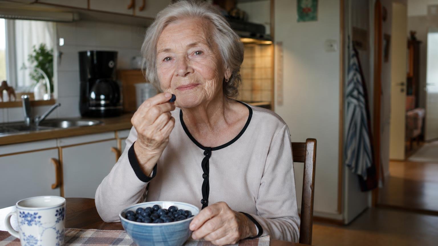 Hun er 86 år og har stadig sit eget syn uden briller: øjenlægerne peger på én ting i kosten