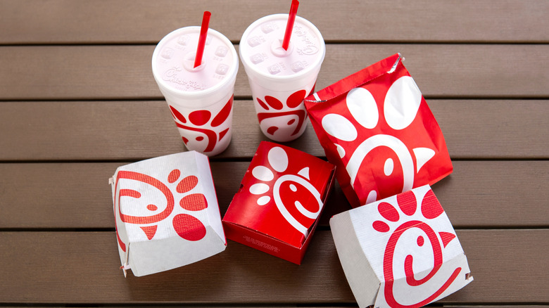 Top view of Chick-fil-A order