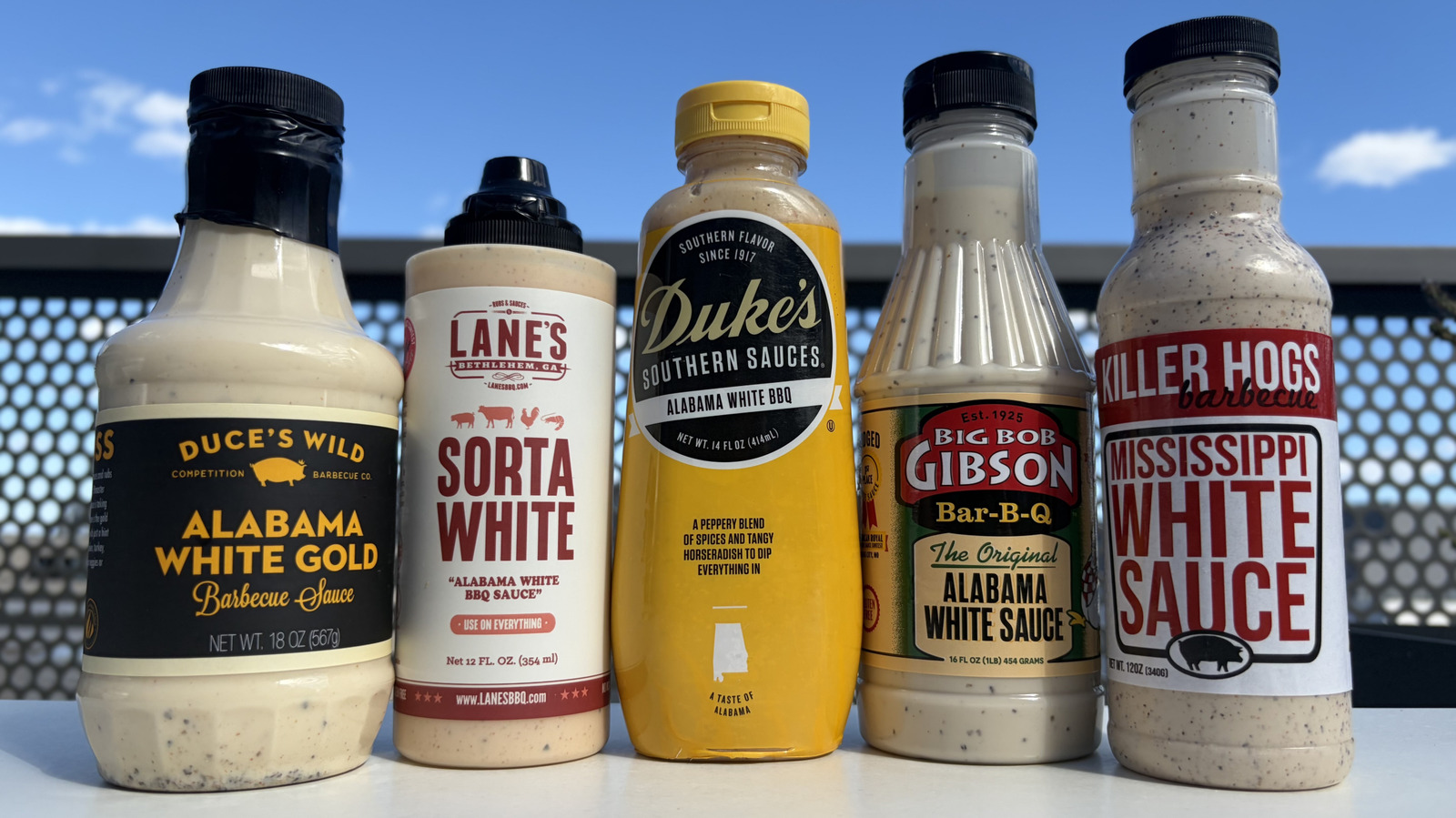5 White BBQ Sauces, Ranked Worst To Best

