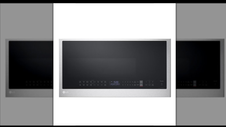 LG smart wi-fi enabled Over-the-Range Convection Microwave Oven with Air Fry