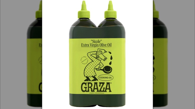 Two pack of Graza Sizzle Extra Virgin Olive Oil