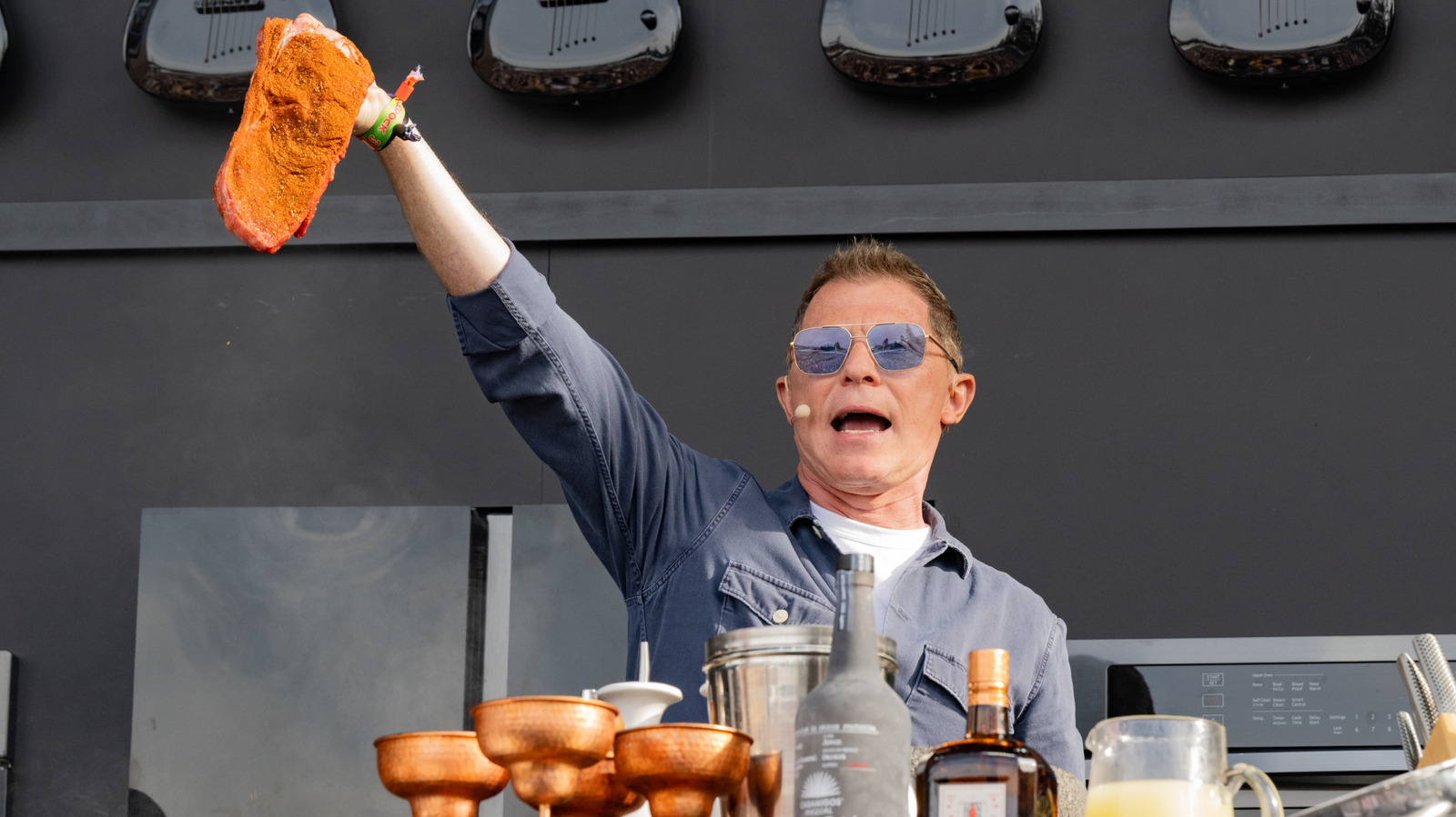 Bobby Flay Tops Ribeye Steak With A Korean-Inspired Butter That 'Goes Great On Every Single Thing'


