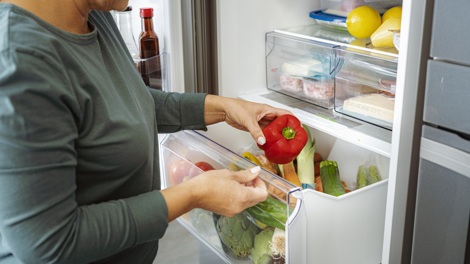 Keep Your Fridge Drawers Sparkling Clean With This Clever Tip

