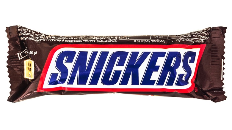 snickers bar in wrapper