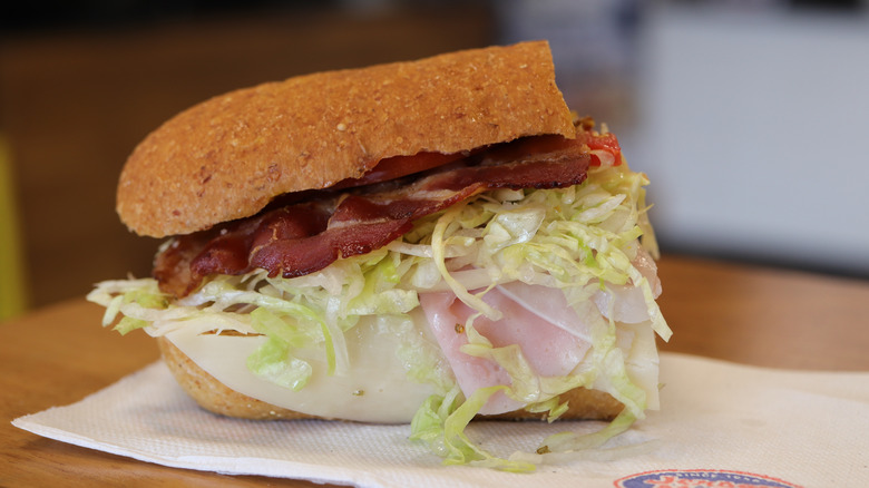 Half of a sub from Jersey Mike's