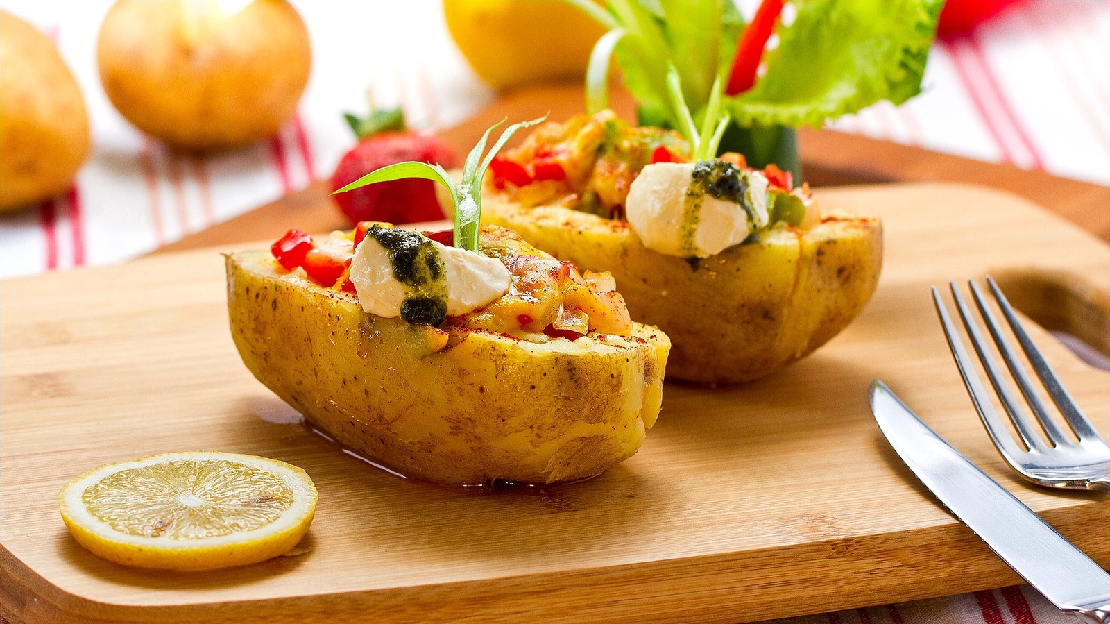 Take Baked Potatoes From Drab To Decadent — Load Them Up Greek Style

