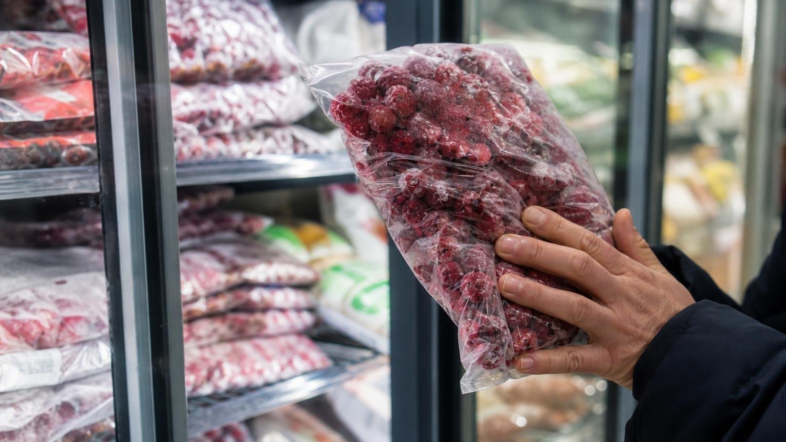 Fødevarestyrelsen tilbagekalder frosne hindbær solgt i Bilka og Rema 1000: posen skal afleveres og ikke spises