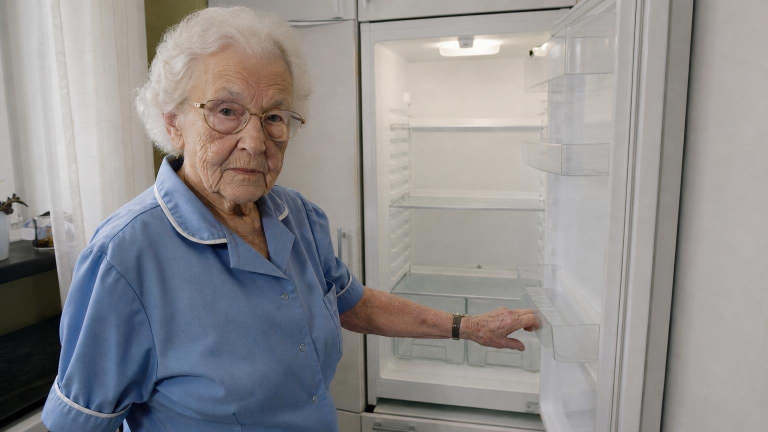 Hun er 96 år og arbejdede som sygeplejerske i 50 år: dette har hun aldrig haft i sit køleskab
