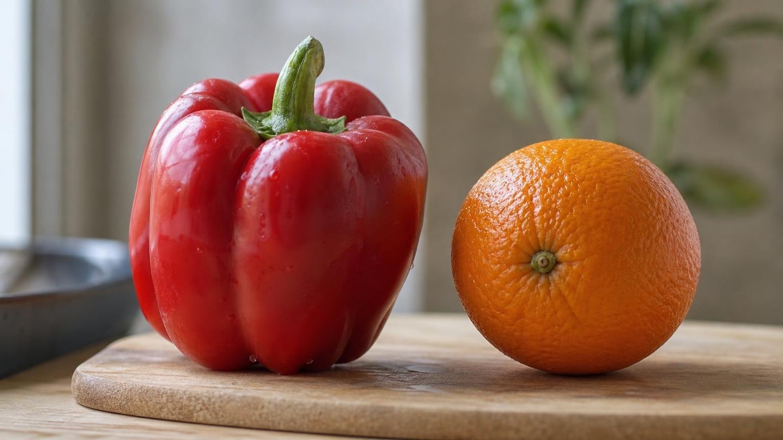 Rød peberfrugt indeholder dobbelt så meget C-vitamin som en appelsin: diætisterne bruger den i stedet