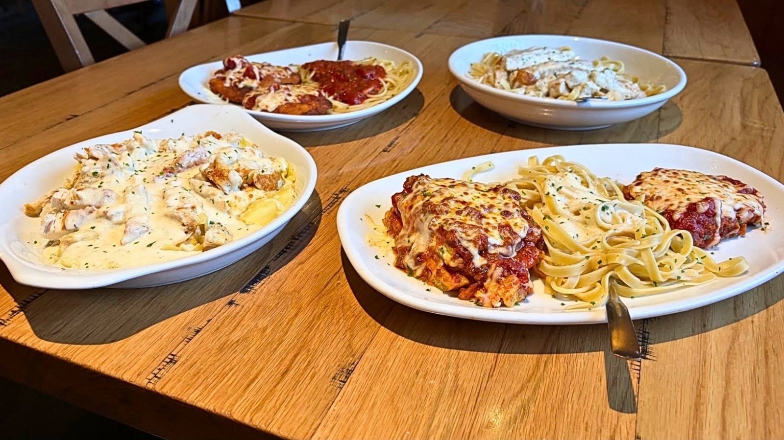 6 Popular Olive Garden Entrees Ranked Worst To Best

