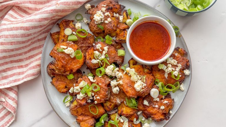 Smashed Buffalo Potatoes Recipe

