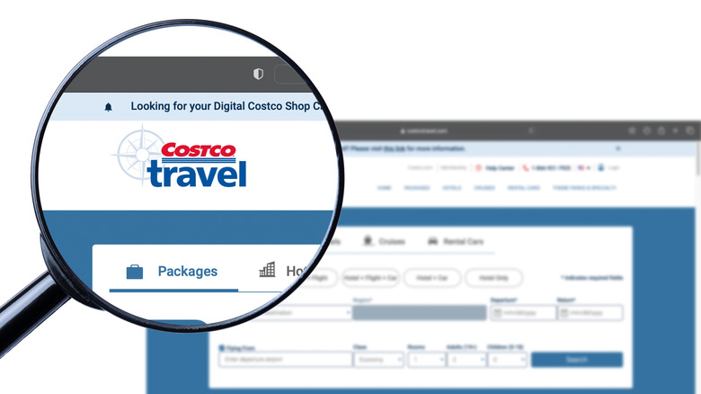 Costco Travel website