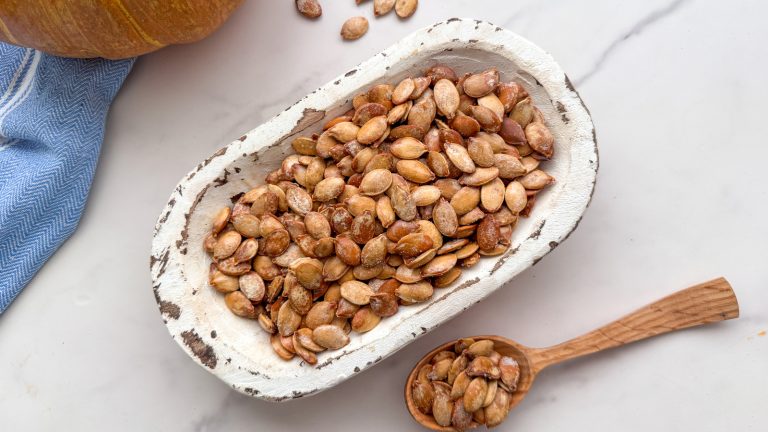 Salt And Vinegar Roasted Pumpkin Seeds Recipe


