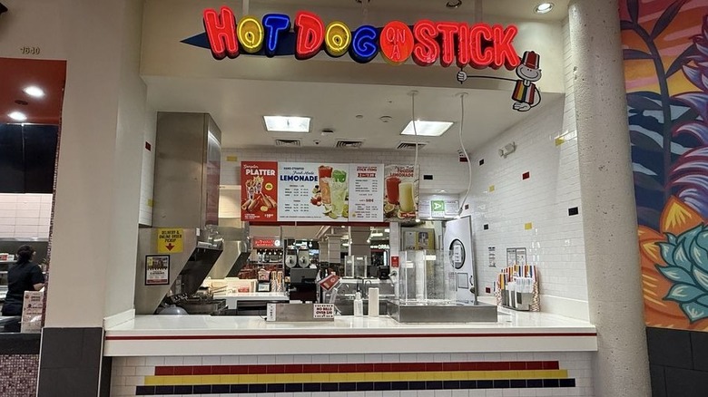 Hot Dog on a Stick mall storefront