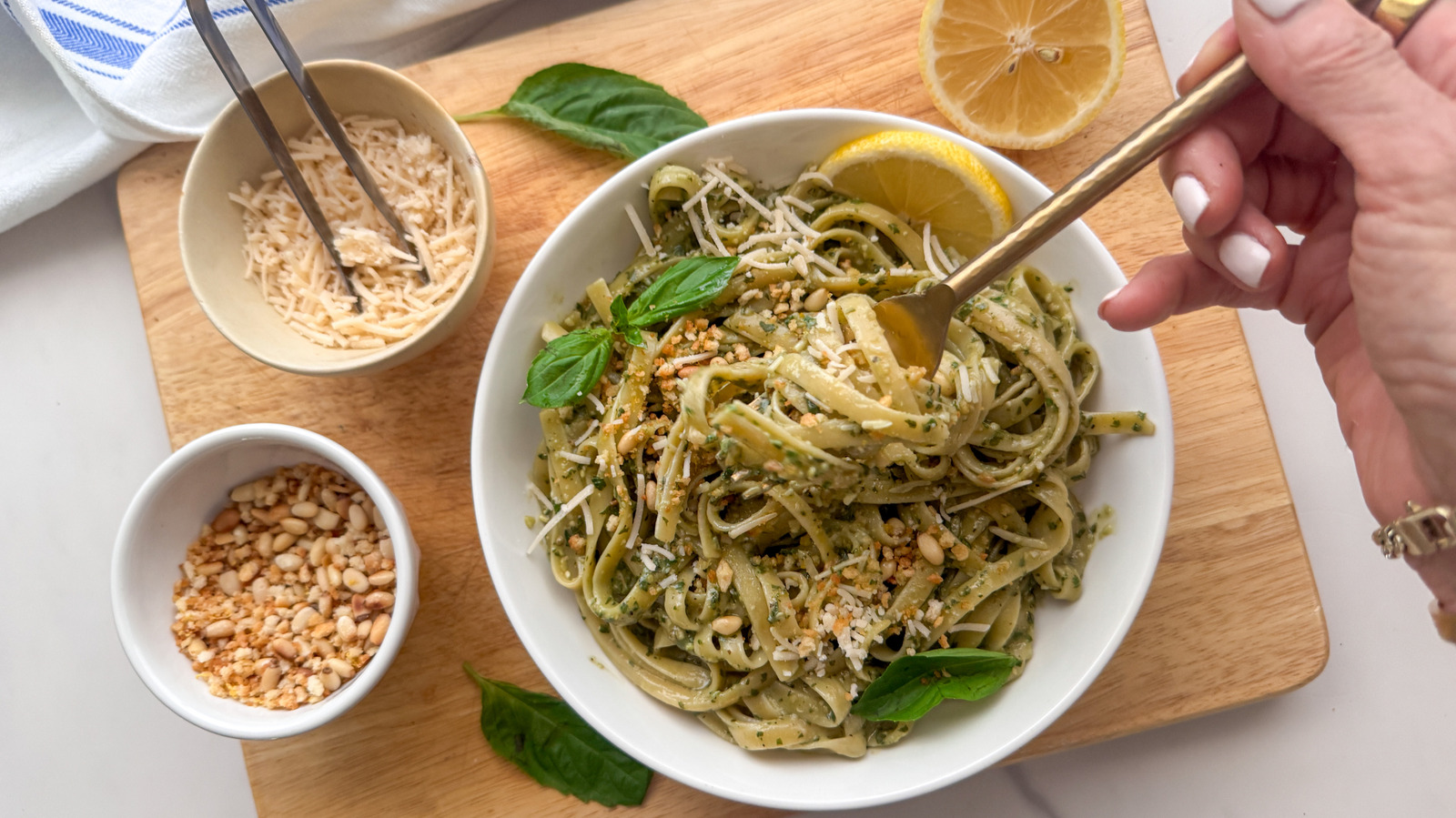 Creamy Pesto Pasta Recipe

