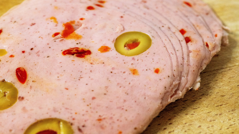 Slices of Olive Loaf