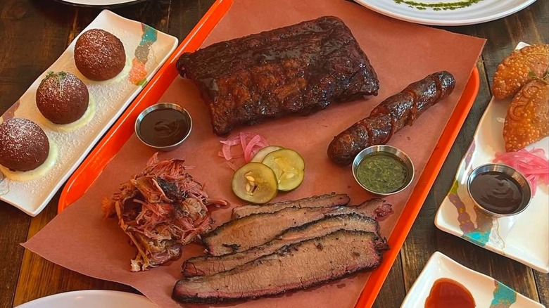 A spread at Smoke & Dough